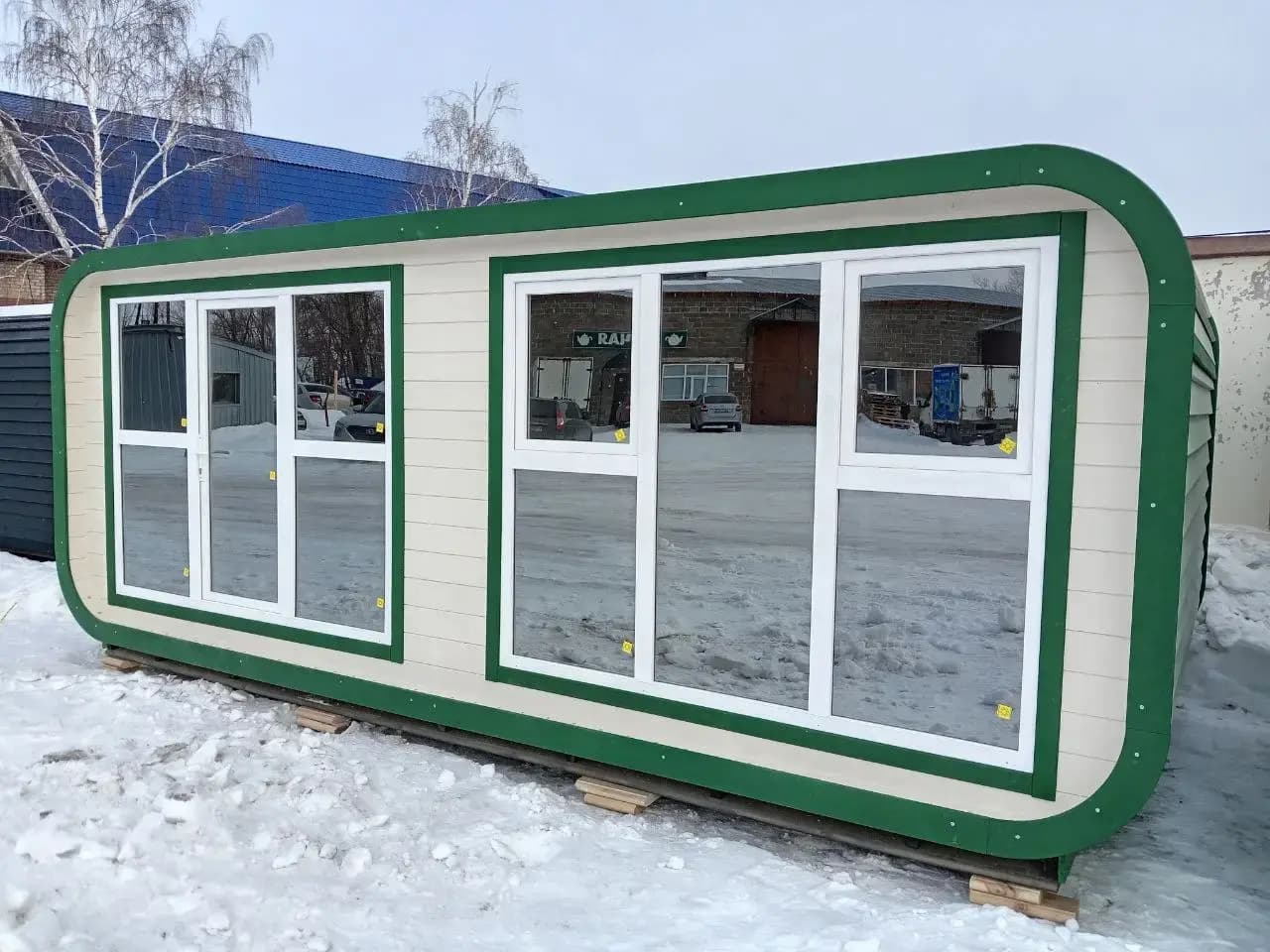 Баня Лофт 5x2,3 м2 секции